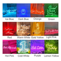 Number Neon Sign (0-9)