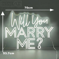 Will You Marry Me LED Neon Sign