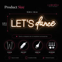 Let's Dance Neon Sign