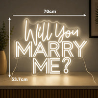 Will You Marry Me LED Neon Sign
