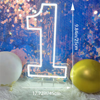 Number Neon Sign (0-9)