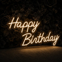 Happy Birthday Neon Sign
