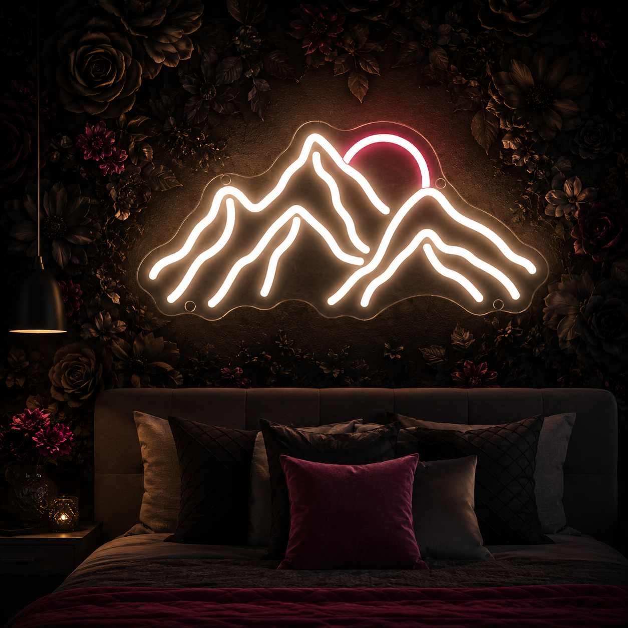 Mountain Sunrise LED Neon Sign